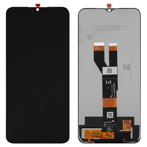 LCD Compatible With Realme C21 Black Without Frame Original PRC