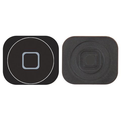 Пластик кнопки HOME для Apple iPhone 5, черный