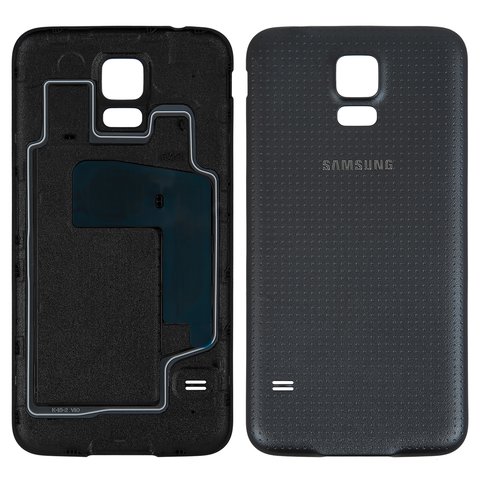 Задня кришка батареї для Samsung G900H Galaxy S5, сіра