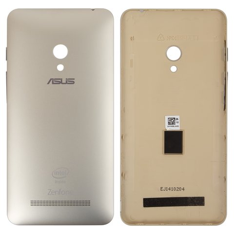 Задня панель корпуса для Asus ZenFone 5 A501CG , золотиста, з боковою кнопкою