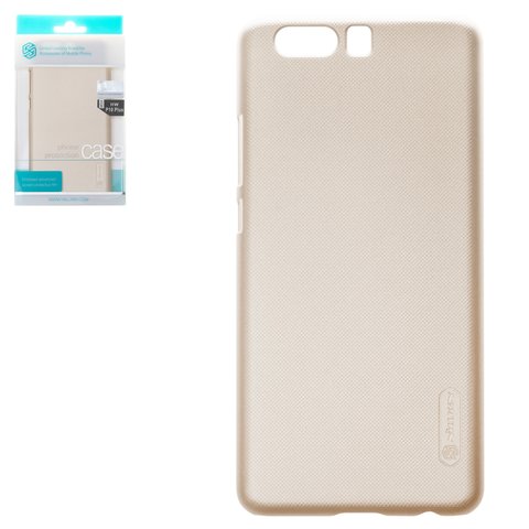 Чохол Nillkin Super Frosted Shield для Huawei P10 Plus, золотистий, матовий, пластик, #6902048139794