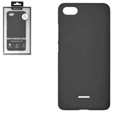 Чохол Nillkin Super Frosted Shield для Xiaomi Redmi 6A, чорний, матовий, з підставкою, пластик, M1804C3CG, M1804C3CH, M1804C3CI, #6902048160668