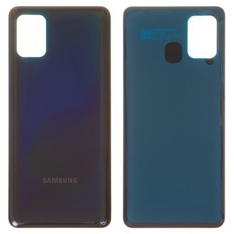 Задня панель корпуса для Samsung A315 Galaxy A31, чорна, prism crush black