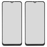 Скло корпуса для Samsung A025F/DS Galaxy A02s, чорне, 160 mm