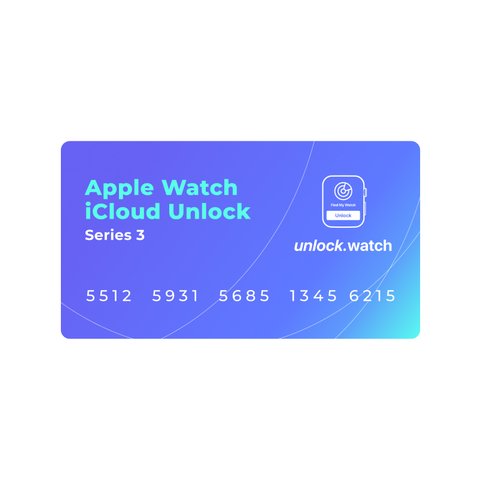 Apple Watch iCloud Unlock [серия 3]