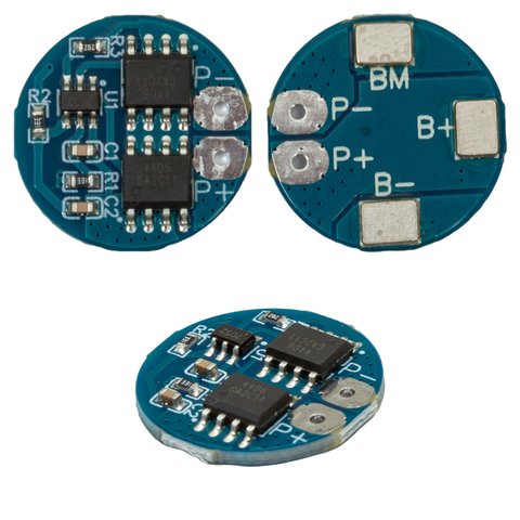 BMS контролер 2S, 5 А, 7.4 В, для Li ion акумуляторів, #TML8446S2C