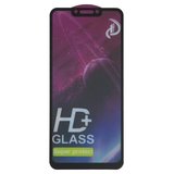 Защитное стекло для Huawei Nova 3i, P Smart Plus, совместимо с чехлом, Full Glue, (без упаковки), черный