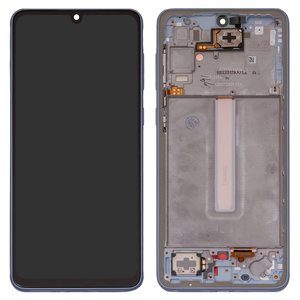Дисплей для Samsung A336 Galaxy A33 5G, синий, с рамкой, Original PRC 