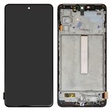 Дисплей для Samsung M526 Galaxy M52, черный, с рамкой, Original (PRC)