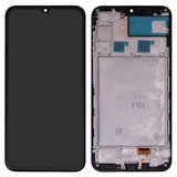 Дисплей для Samsung A245 Galaxy A24, черный, с рамкой, High Copy, (OLED)