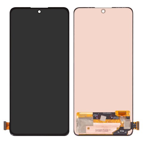 Дисплей для Xiaomi Poco M7 Pro 5G , черный, без рамки, Оригинал переклеено стекло 