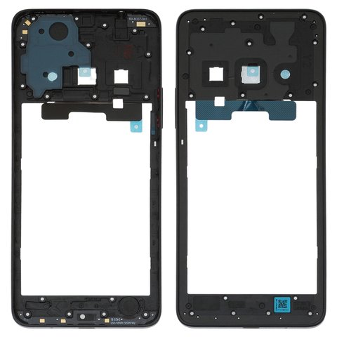 Средняя часть корпуса для Xiaomi Redmi A3, черная