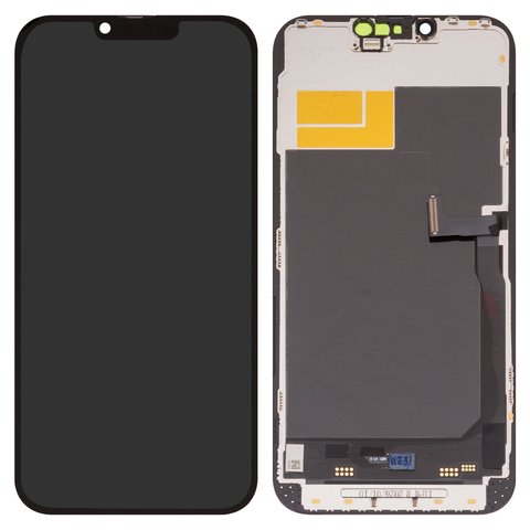 Дисплей Wextom для iPhone 13 Pro Max, чорний, з рамкою, High Copy, без помилки, OLED  soft, Diagnosable, 120Hz