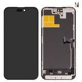 Дисплей для iPhone 14 Pro Max, чорний, з рамкою, без помилки, (Box), (OLED), GXQC soft, 120Hz
