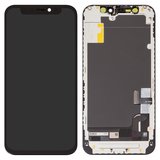 Дисплей для iPhone 12 mini, черный, с рамкой, Copy, без упаковки, (TFT), ZY, LTPS HD+