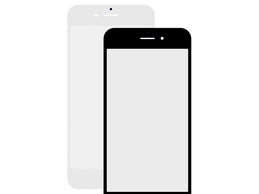 Vidrio de carcasa puede usarse con Apple iPhone 6S, 2.5D, blanco, PRC - All  Spares