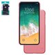 Funda Nillkin Super Frosted Shield puede usarse con iPhone X, iPhone XS, rosado, mate, con orificio para logotipo, plástico, #6902048147379