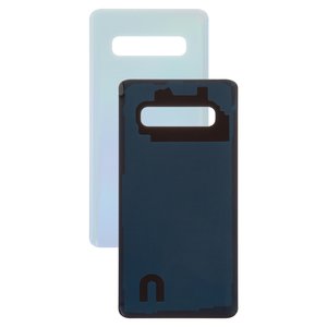 Задняя панель корпуса для Samsung G975 Galaxy S10 Plus, голубая, белая, prism white