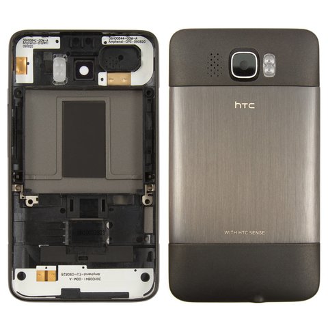 Carcasa puede usarse con HTC T8585 Touch HD2, gris