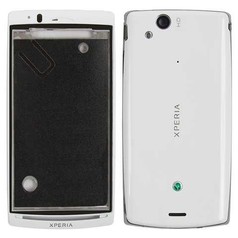 Housing compatible with Sony Ericsson LT15i, LT18i, X12, white 