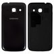 Battery Back Cover compatible with Samsung G350 Galaxy Star Advance, (black)