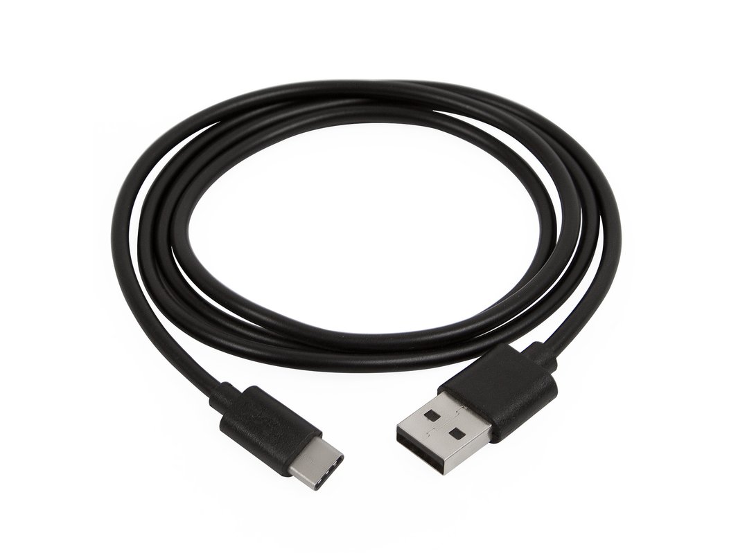CABLE USB-C USB-C 1,2M PLASTIQUE RECYCLE NOIR : ascendeo grossiste Câbles