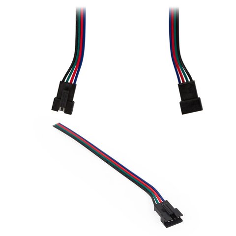 Cable con conector de 4 pines JST tipo "hembra"  para tiras de luces LED RGB SMD 5050,  WS2813