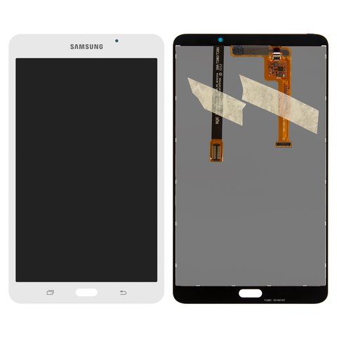 Pantalla LCD puede usarse con Samsung T280 Galaxy Tab A 7.0" WiFi, blanco, sin marco