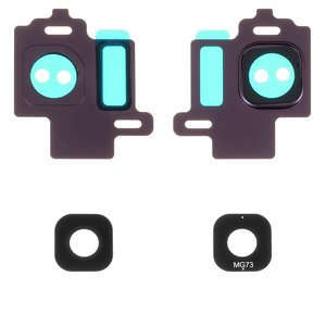 Camera Lens compatible with Samsung G950F Galaxy S8, G950FD Galaxy S8, gray, orchid gray 