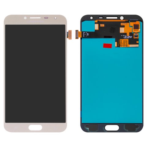 LCD compatible with Samsung J400 Galaxy J4 2018 , golden, without frame, High Copy, OLED  