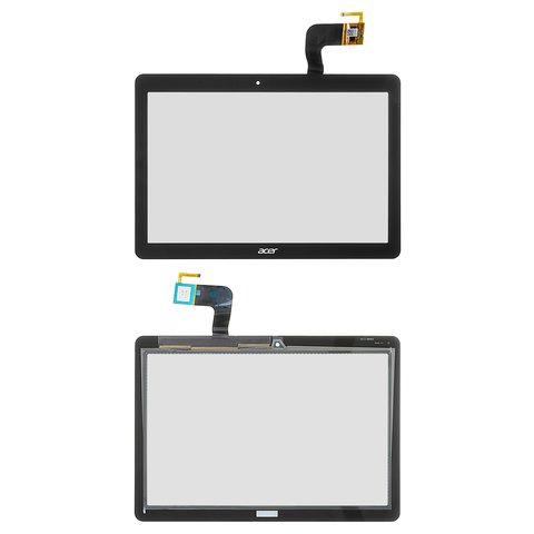 Touchscreen compatible with Acer Iconia One B3 A10, black 