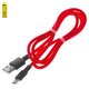 USB кабель Hoco X29, USB тип-C, USB тип-A, 100 см, 2 A, красный, #6957531089780