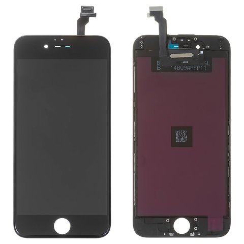 LCD compatible with iPhone 6, black, with frame, AAA, NCC ESR ColorX 