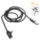 USB Cable Baseus Entertaining Audio, (USB type-A, Lightning, 100 cm, 2 A, black) #CALYD-01