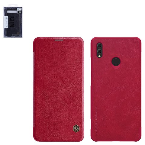 Case Nillkin Qin leather case compatible with Huawei Honor Note 10, red, flip, PU leather, plastic  #6902048162372