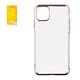 Case Baseus compatible with iPhone 11 Pro Max, (golden, transparent, silicone) #ARAPIPH65S-MD0V