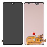 Дисплей для Samsung A515 Galaxy A51, черный, без рамки, High Copy, с широким ободком, (OLED)