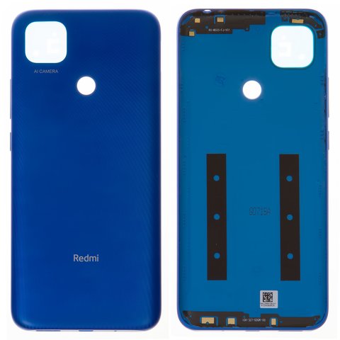 Housing Back Cover compatible with Xiaomi Redmi 9C, dark blue, twilight Blue, M2006C3MG, M2006C3MT 
