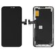 LCD compatible with iPhone 11 Pro, (black, with frame, HC, (OLED), GW OEM hard)
