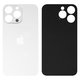 Housing Back Cover compatible with iPhone 14 Pro, (white, need to remove the camera glass, small hole)