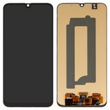 LCD compatible with Samsung M215 Galaxy M21, M305 Galaxy M30, M307 Galaxy M30s, M315 Galaxy M31, (black, without frame, High Copy, with wide edge, (OLED))
