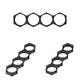 Holder for Batteries 21700, (cell, 1x4)