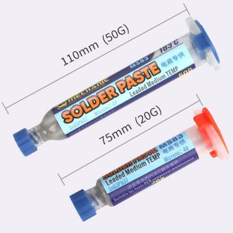 BGA Paste Mechanic MS83, Sn 63%, Pb 37%, 183 °C, 20 g 