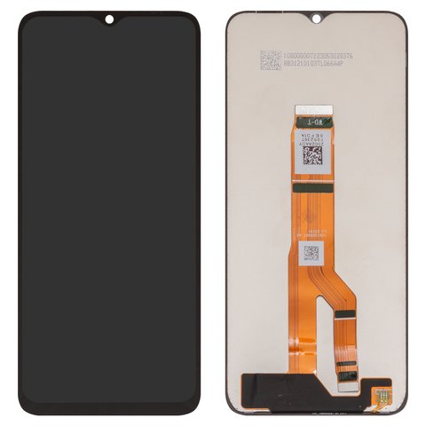Pantalla LCD puede usarse con Huawei Honor X6a, negro, sin marco, Original PRC , WDY LX1, WDY LX2