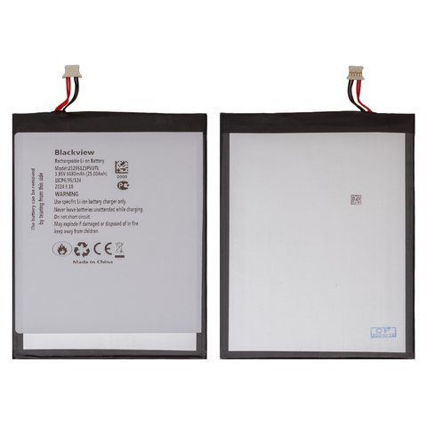 Battery U3295123PVUTL compatible with Blackview Tab 11, Li ion, 3.85 V, 6580 mAh, Original PRC , LTE 