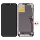Pantalla LCD puede usarse con iPhone 12 Pro Max, negro, con marco, HC, sin microchip, (OLED), DD-OLED