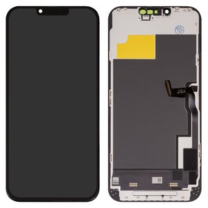 LCD compatible with iPhone 13 Pro Max, black, with frame, AAA, TFT  ZY, LTPS FHD 