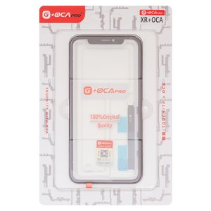 Сенсорный экран G+OCA PRO для iPhone XR, с ОСА пленкой, черный