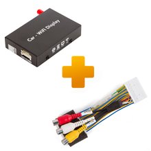 Smartphone iPhone Wi Fi Mirroring Adapter and Connection Cable Kit for Toyota, Citroen, Peugeot X Touch X Nav Monitors - Short description