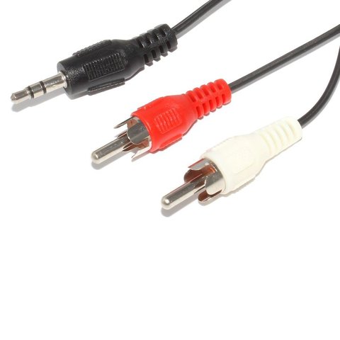 AUX Cable 2×RCA Connector 3.5 mm Length 1.2 m 